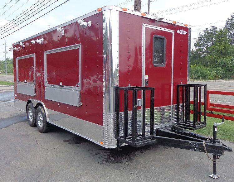 1143-concession-trailer-8.5-x-20-red-custom-enclosed-event-food-kitchen-13.jpg Concession Trailer 8.5' x 20' Red - Custom Enclosed Event Food Kitchen