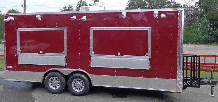 1143-concession-trailer-8.5-x-20-red-custom-enclosed-event-food-kitchen-14.jpg Concession Trailer 8.5' x 20' Red - Custom Enclosed Event Food Kitchen