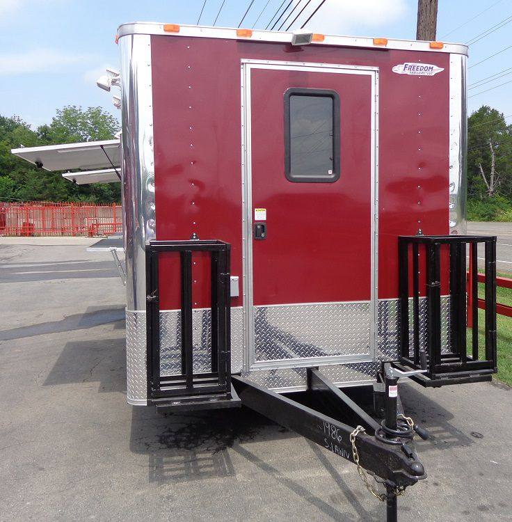1143-concession-trailer-8.5-x-20-red-custom-enclosed-event-food-kitchen-6.jpg Concession Trailer 8.5' x 20' Red - Custom Enclosed Event Food Kitchen