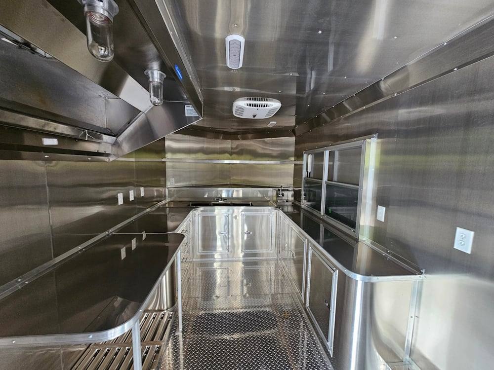 1144-concession-trailer-8.5-x-20-red-bbq-smoker-event-catering-19.jpg Concession Trailer 8.5' X 20' Red BBQ Smoker Event Catering