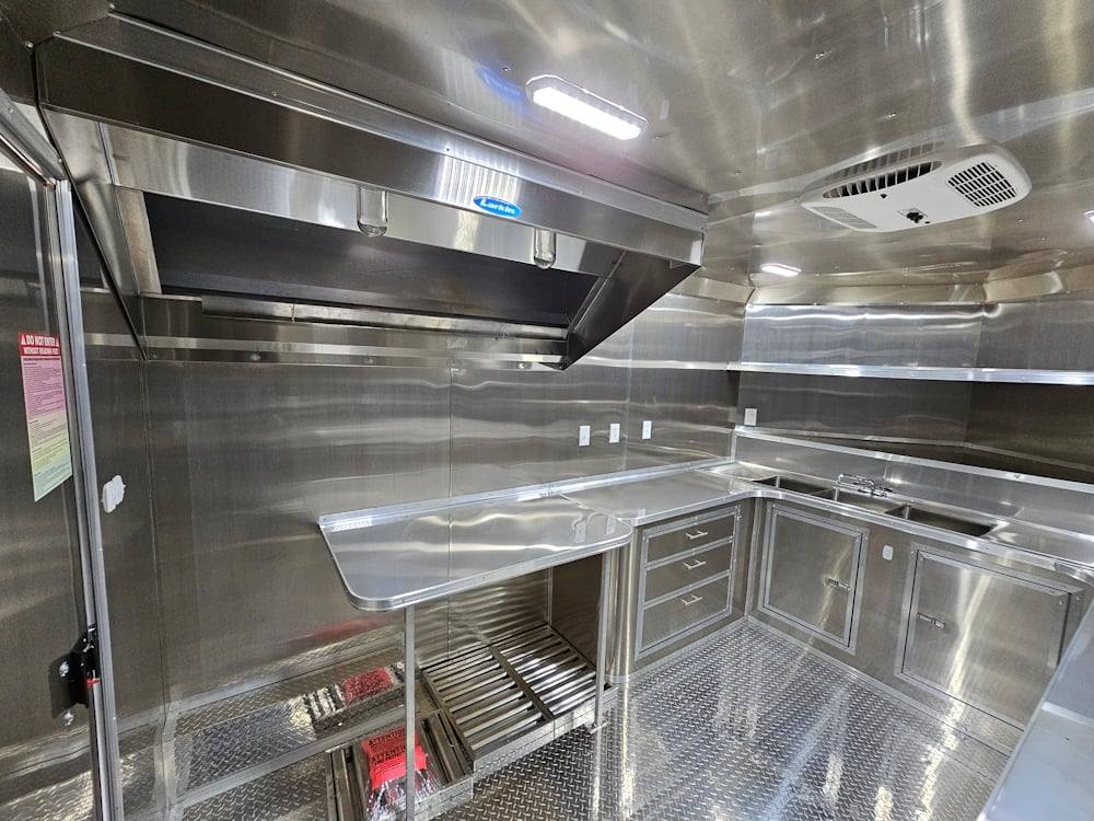 1144-concession-trailer-8.5-x-20-red-bbq-smoker-event-catering-20.jpg Concession Trailer 8.5' X 20' Red BBQ Smoker Event Catering
