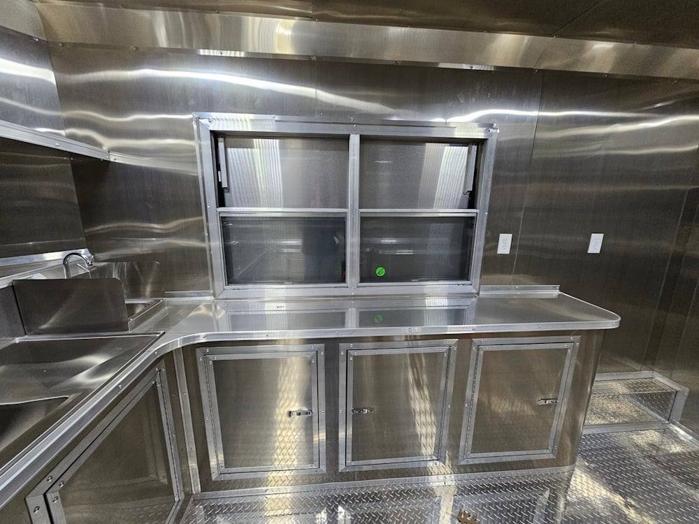 1144-concession-trailer-8.5-x-20-red-bbq-smoker-event-catering-22.jpg Concession Trailer 8.5' X 20' Red BBQ Smoker Event Catering
