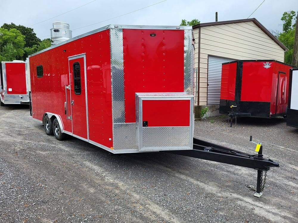 1145-concession-trailer-8.5-x-20-red-food-catering-event-11.jpg Concession Trailer 8.5' X 20' Red Food Catering Event