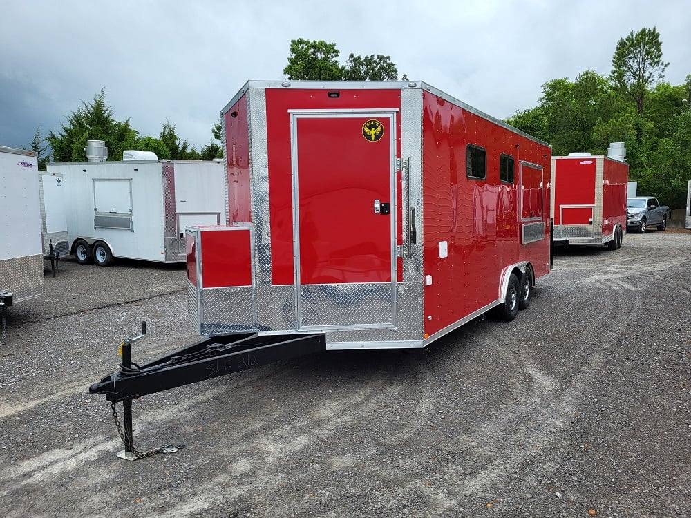 1145-concession-trailer-8.5-x-20-red-food-catering-event-2.jpg Concession Trailer 8.5' X 20' Red Food Catering Event
