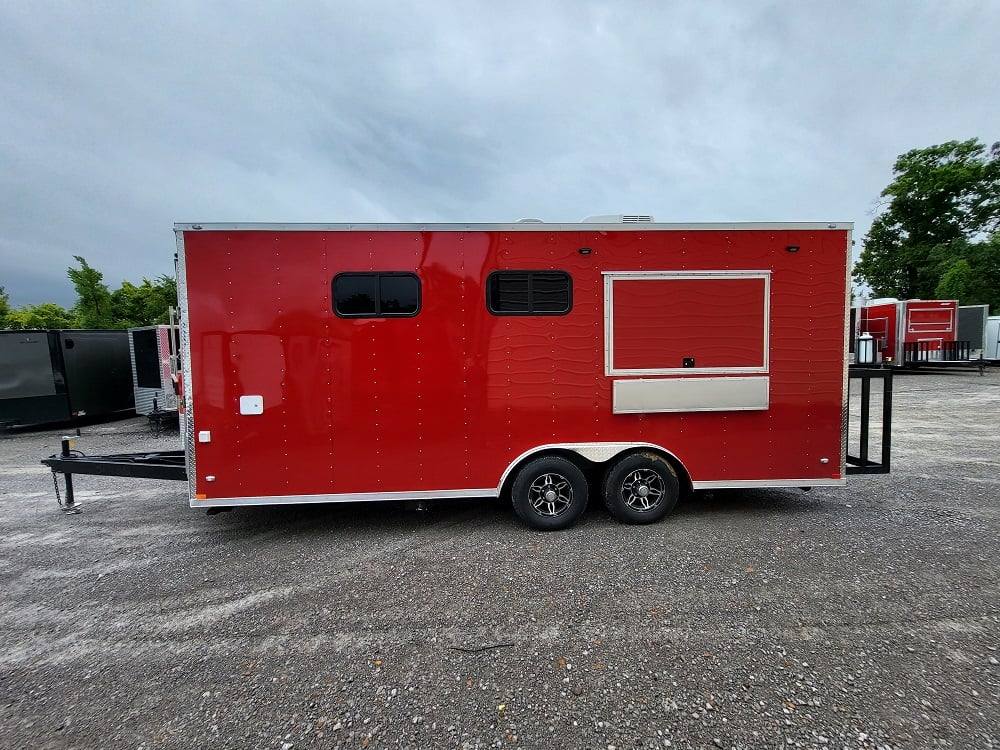 1145-concession-trailer-8.5-x-20-red-food-catering-event-6.jpg Concession Trailer 8.5' X 20' Red Food Catering Event