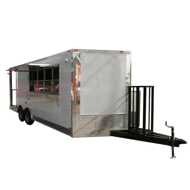 1152-concession-trailer-8.5-x-20-white-food-concession-event-bbq-smoker-1.jpg Concession Trailer 8.5' x 20' White - Food Concession Event BBQ Smoker