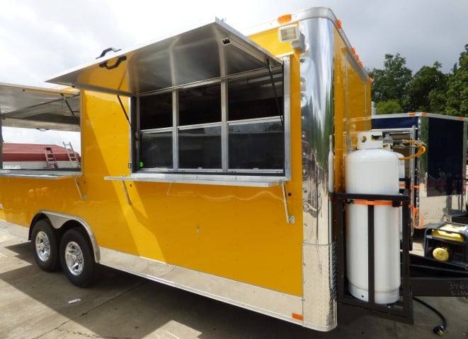 1156-concession-trailer-8.5-x-20-yellow-bbq-event-catering-9.jpg Concession Trailer 8.5' X 20' Yellow - BBQ Event Catering