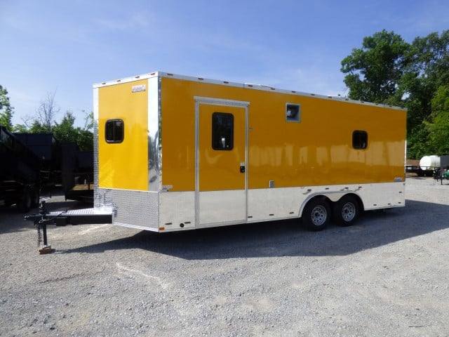 Concession Trailer 8.5' x 20' Yellow Event Catering Food Vending