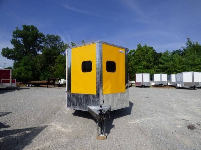 Concession Trailer 8.5' x 20' Yellow Event Catering Food Vending