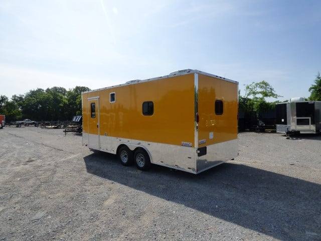 Concession Trailer 8.5' x 20' Yellow Event Catering Food Vending