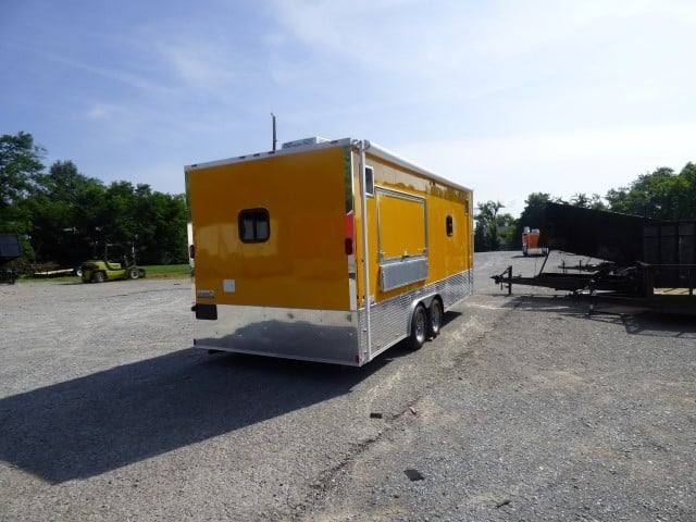 Concession Trailer 8.5' x 20' Yellow Event Catering Food Vending