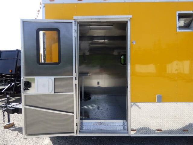Concession Trailer 8.5' x 20' Yellow Event Catering Food Vending