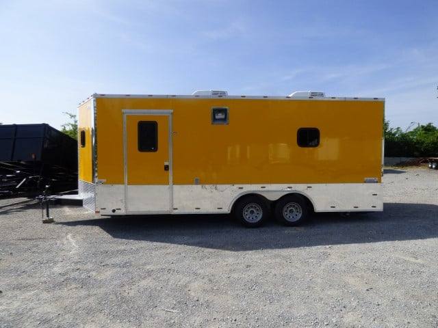Concession Trailer 8.5' x 20' Yellow Event Catering Food Vending