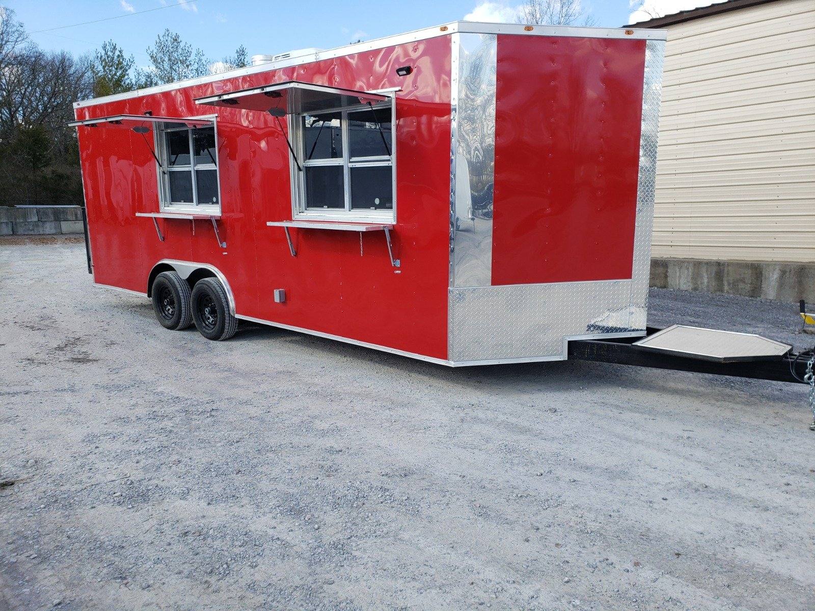 1158-concession-trailer-8.5-x-21-victory-red-food-event-catering-1.jpg Concession Trailer 8.5' X 21' Victory Red Food Event Catering