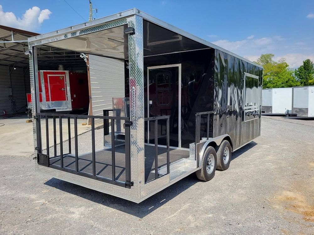 1160-concession-trailer-8.5-x-22-black-bbq-event-catering-11.jpg Concession Trailer 8.5' X 22' Black BBQ Event Catering