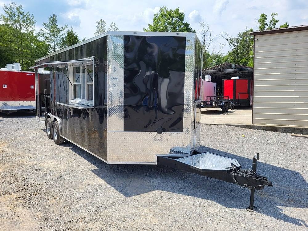 1160-concession-trailer-8.5-x-22-black-bbq-event-catering-16.jpg Concession Trailer 8.5' X 22' Black BBQ Event Catering