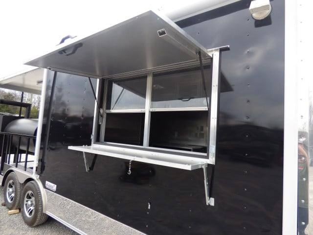 1161-concession-trailer-8.5-x-22-black-bbq-food-event-catering-10.jpg Concession Trailer 8.5' X 22' Black BBQ Food Event Catering