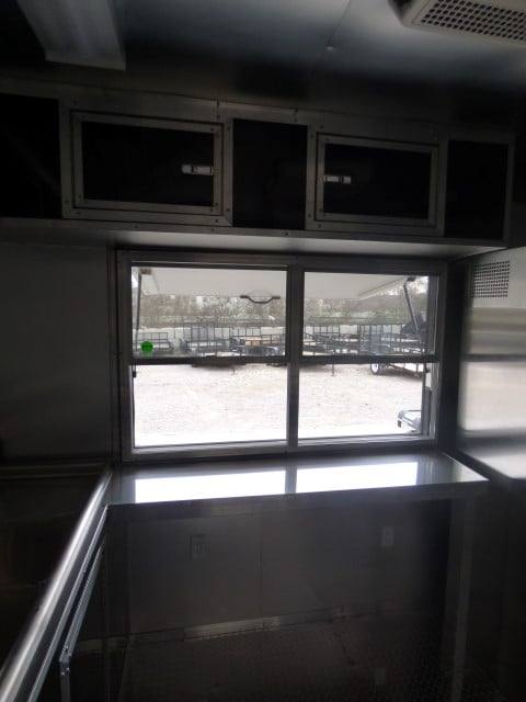 1161-concession-trailer-8.5-x-22-black-bbq-food-event-catering-15.jpg Concession Trailer 8.5' X 22' Black BBQ Food Event Catering