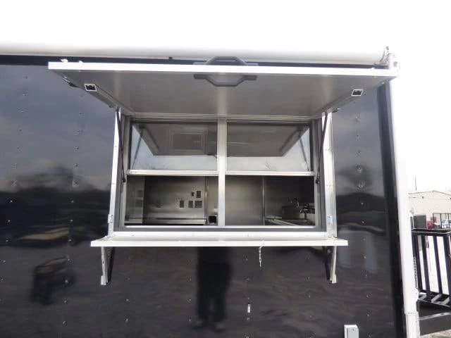 1161-concession-trailer-8.5-x-22-black-bbq-food-event-catering-23.webp Concession Trailer 8.5' X 22' Black BBQ Food Event Catering