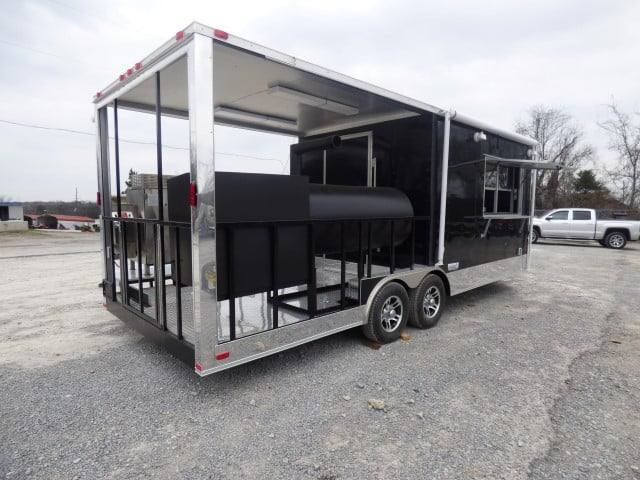 1161-concession-trailer-8.5-x-22-black-bbq-food-event-catering-33.jpg Concession Trailer 8.5' X 22' Black BBQ Food Event Catering