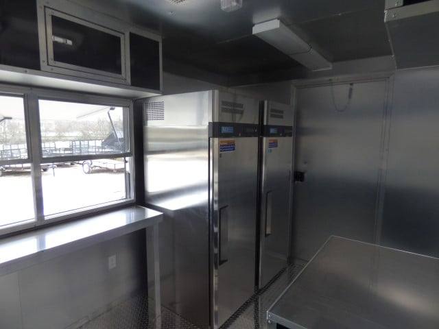 1161-concession-trailer-8.5-x-22-black-bbq-food-event-catering-7.jpg Concession Trailer 8.5' X 22' Black BBQ Food Event Catering