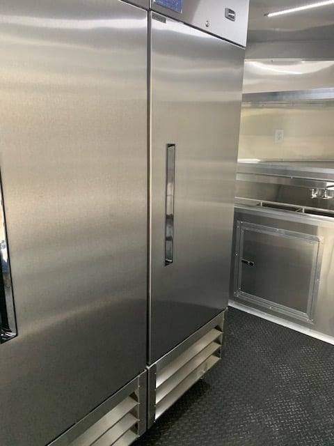 Concession Trailer 8.5' X 22' Black BBQ Food Event Catering