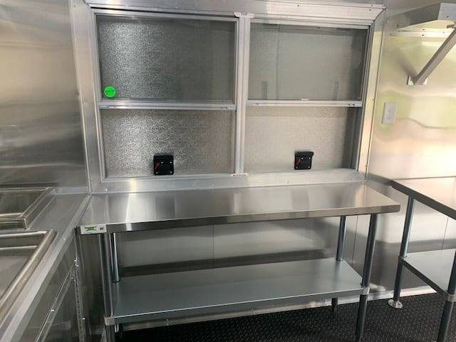 Concession Trailer 8.5' X 22' Black BBQ Food Event Catering