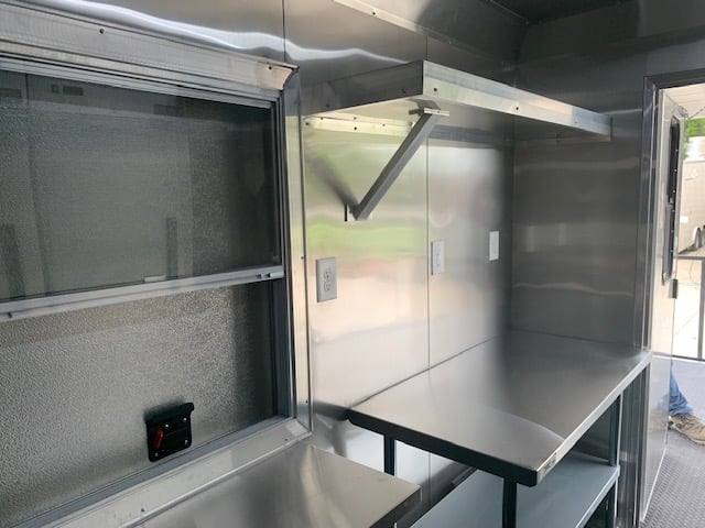 Concession Trailer 8.5' X 22' Black BBQ Food Event Catering