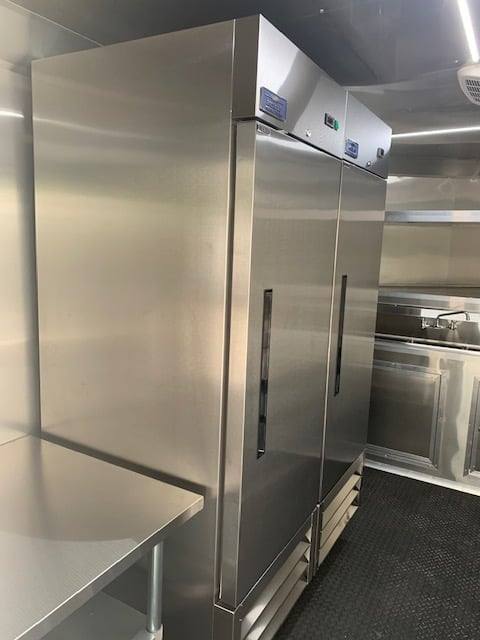 Concession Trailer 8.5' X 22' Black BBQ Food Event Catering