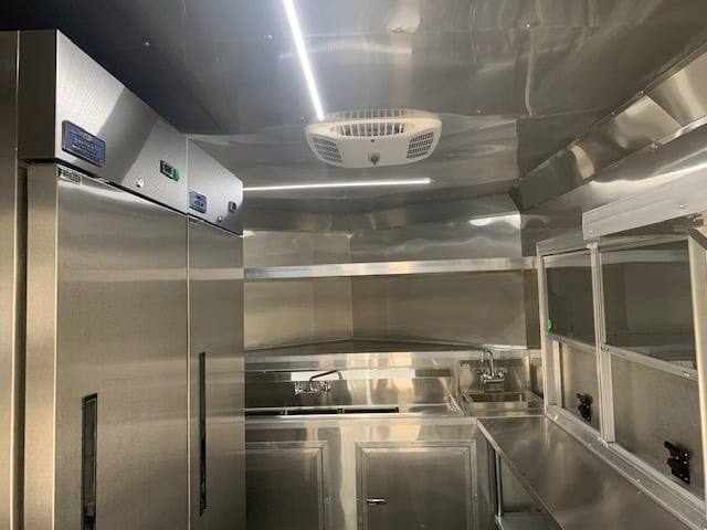 Concession Trailer 8.5' X 22' Black BBQ Food Event Catering