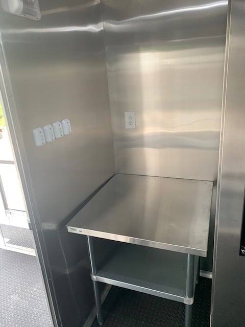 Concession Trailer 8.5' X 22' Black BBQ Food Event Catering