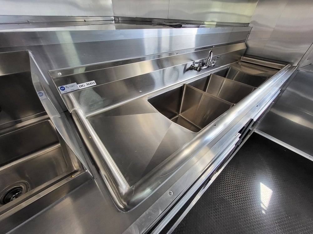 Concession Trailer 8.5' X 22' Black BBQ Food Event Catering