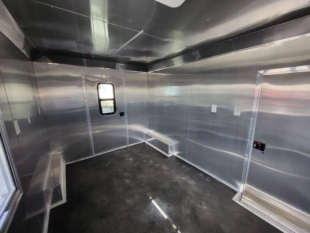 Concession Trailer 8.5' X 22' Black BBQ Food Event Catering