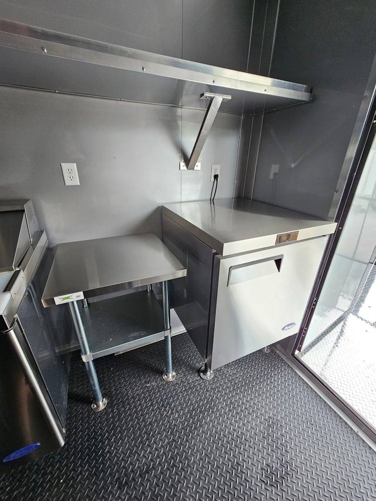 1164-concession-trailer-8.5-x-22-black-bbq-smoker-event-catering-32.jpg Concession Trailer 8.5' X 22' Black BBQ Smoker Event Catering