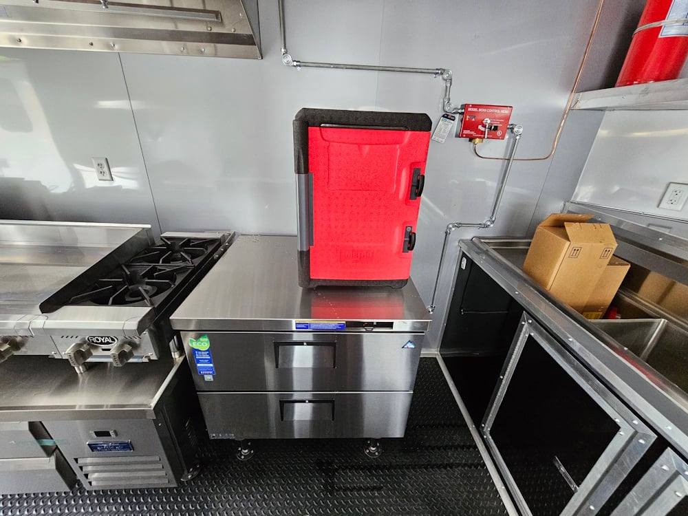 1164-concession-trailer-8.5-x-22-black-bbq-smoker-event-catering-35.jpg Concession Trailer 8.5' X 22' Black BBQ Smoker Event Catering