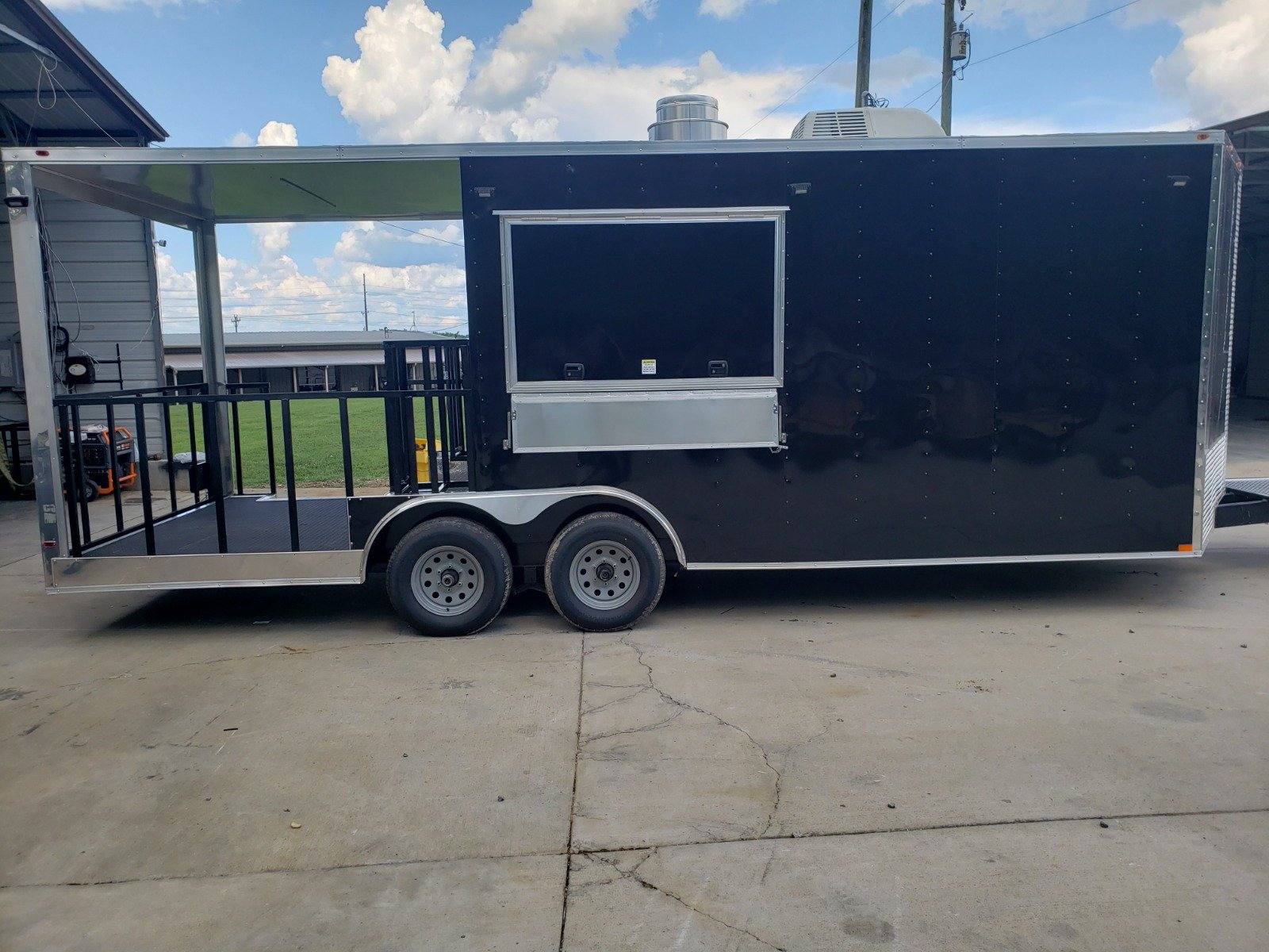 1165-concession-trailer-8.5-x-22-black-food-event-catering-3.jpg Concession Trailer 8.5' X 22' Black Food Event Catering