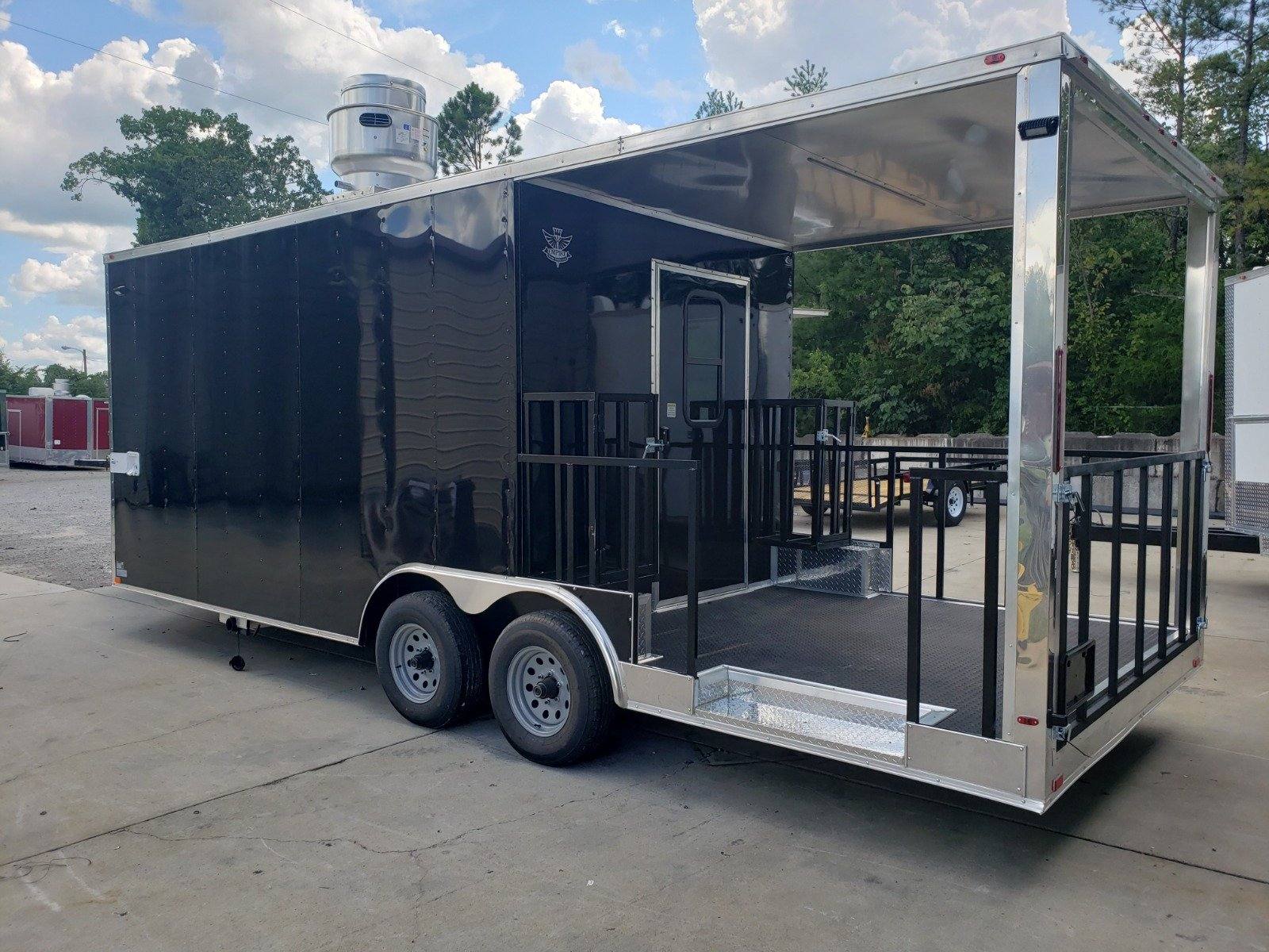 1165-concession-trailer-8.5-x-22-black-food-event-catering-7.jpg Concession Trailer 8.5' X 22' Black Food Event Catering