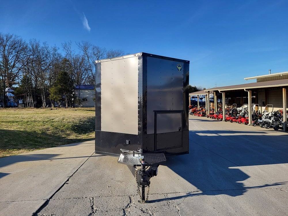 Concession Trailer 8.5' X 22' Charcoal Grey Food Event Catering
