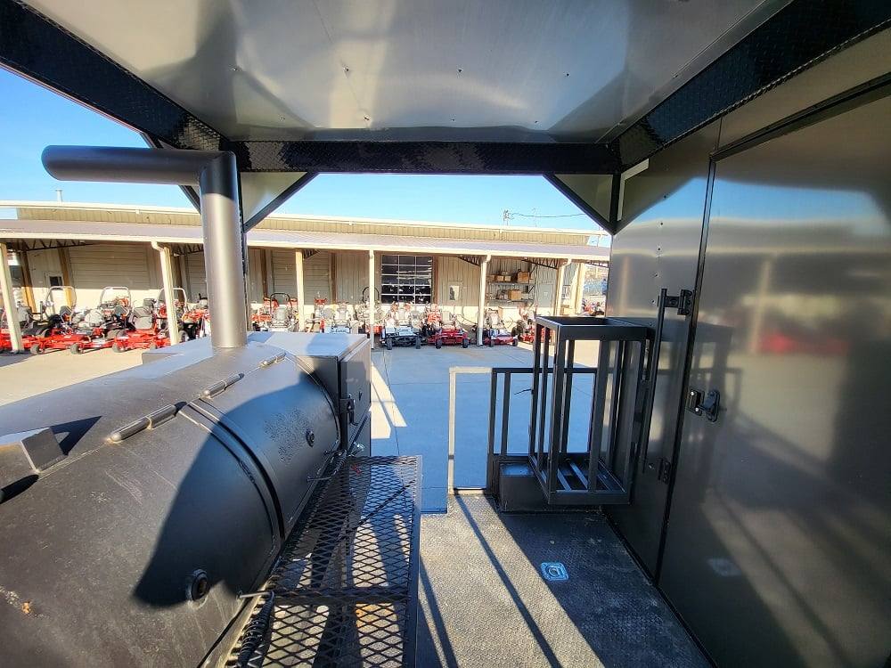 Concession Trailer 8.5' X 22' Charcoal Grey Food Event Catering