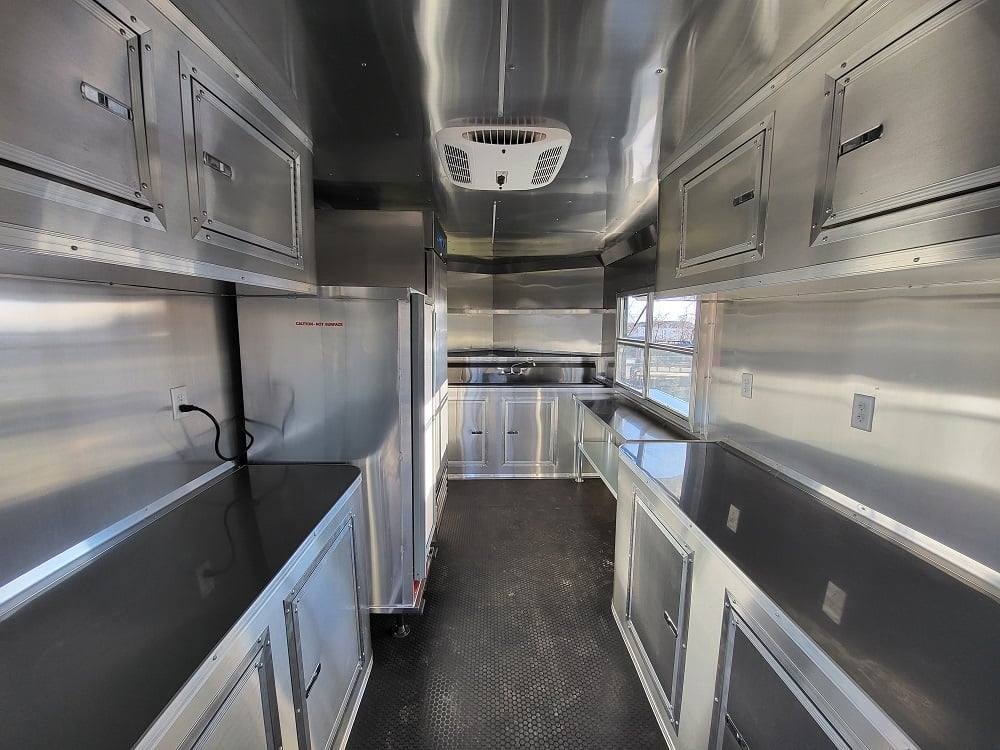 Concession Trailer 8.5' X 22' Charcoal Grey Food Event Catering