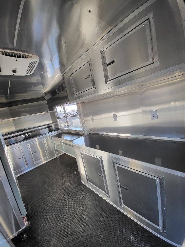 Concession Trailer 8.5' X 22' Charcoal Grey Food Event Catering