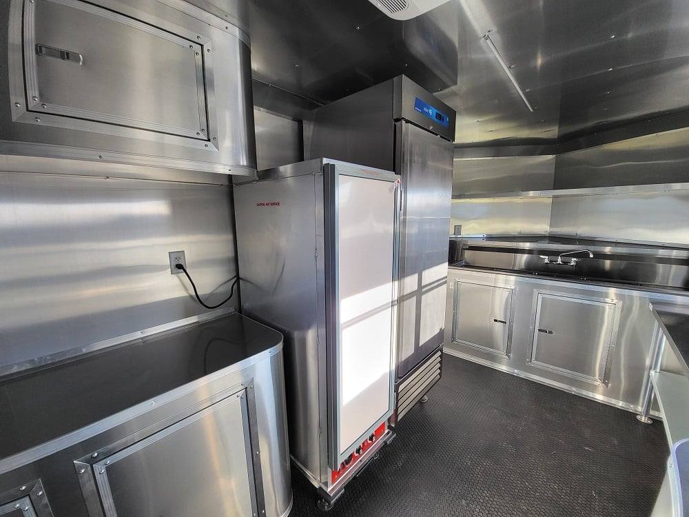 Concession Trailer 8.5' X 22' Charcoal Grey Food Event Catering