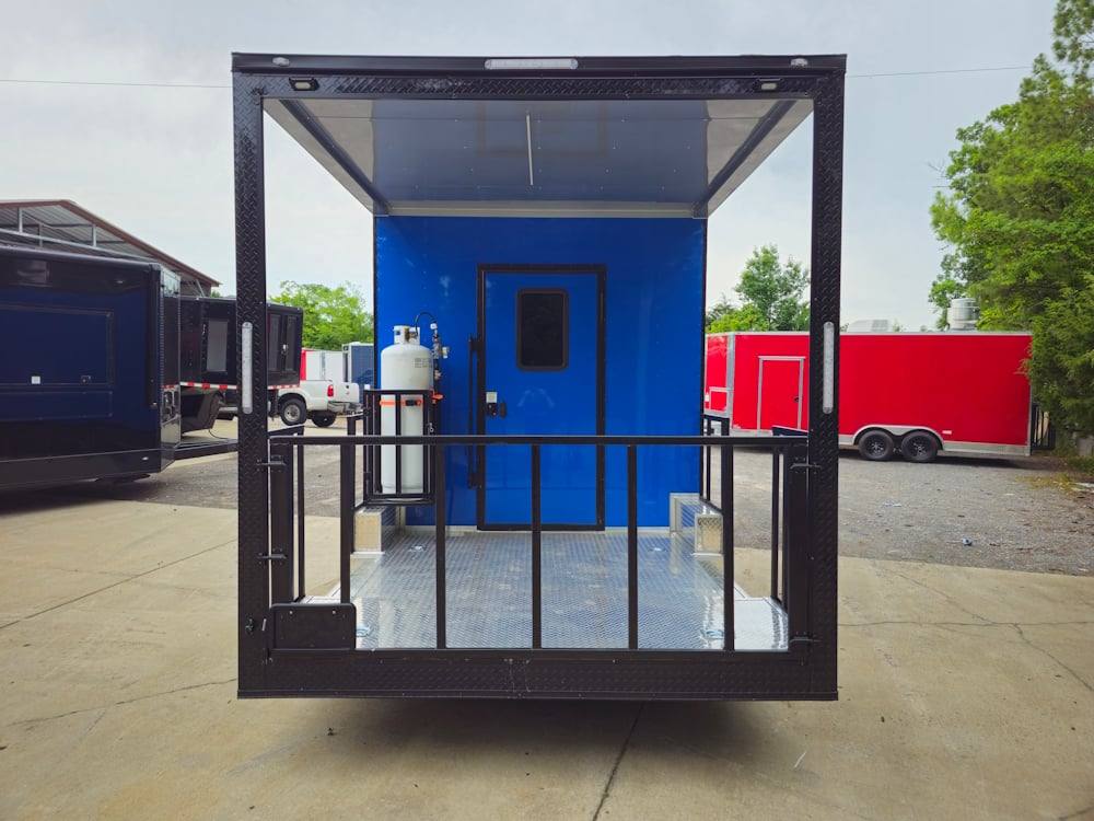 1167-concession-trailer-8.5-x-22-cobalt-blue-bbq-catering-event-7.jpg Concession Trailer 8.5' X 22' Cobalt Blue BBQ Catering Event
