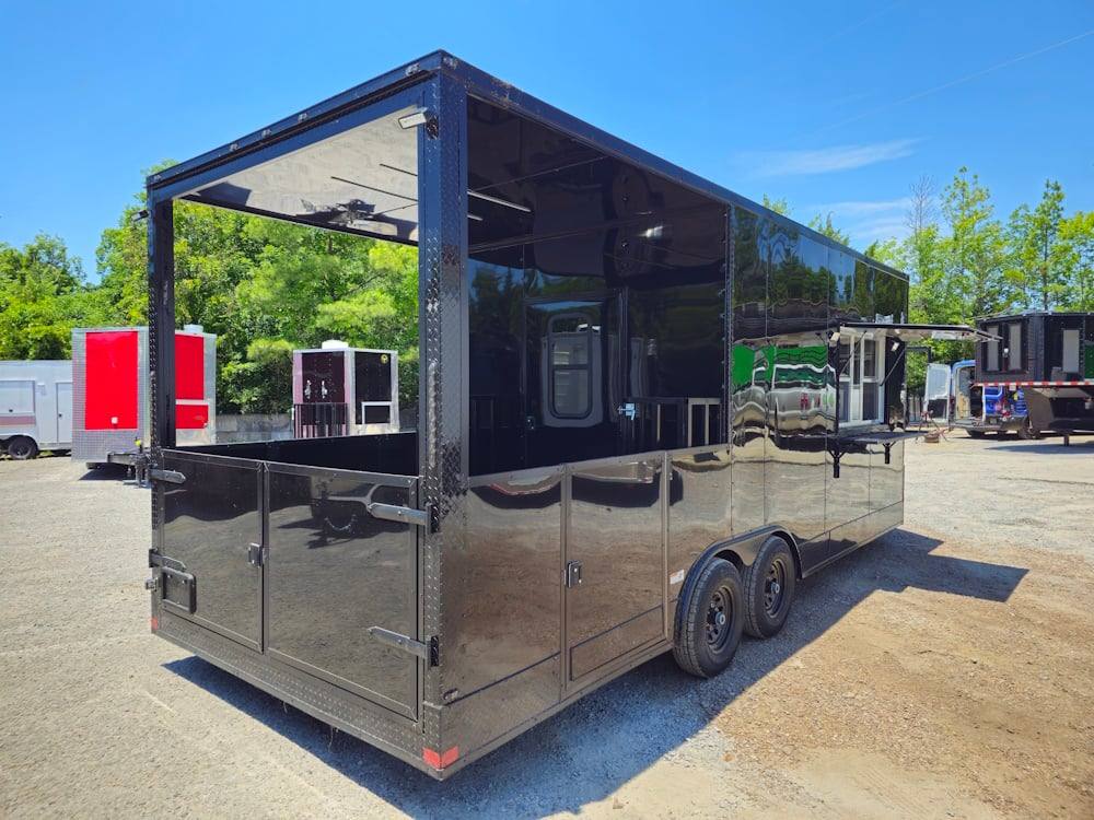 1168-concession-trailer-8.5-x-22-food-event-catering-black-10.jpg Concession Trailer 8.5' x 22' Food Event Catering Black