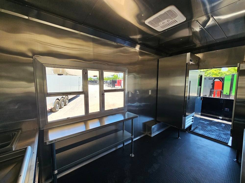 1168-concession-trailer-8.5-x-22-food-event-catering-black-20.jpg Concession Trailer 8.5' x 22' Food Event Catering Black