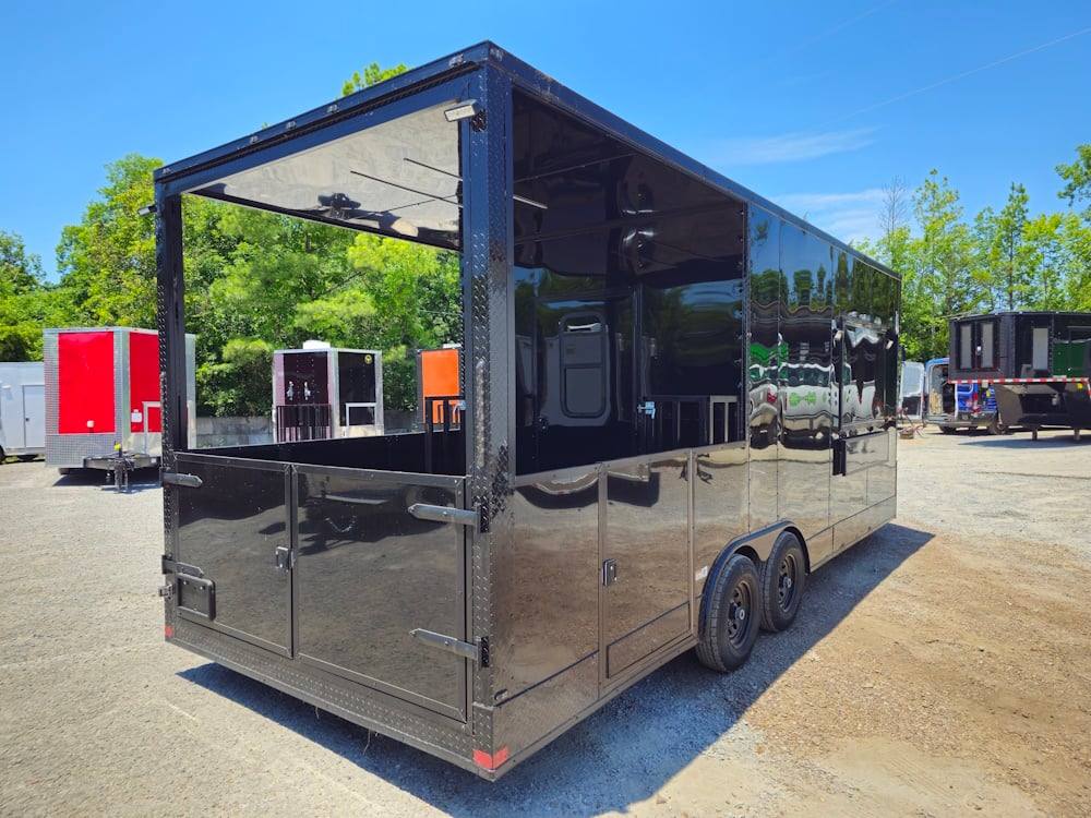 1168-concession-trailer-8.5-x-22-food-event-catering-black-25.jpg Concession Trailer 8.5' x 22' Food Event Catering Black