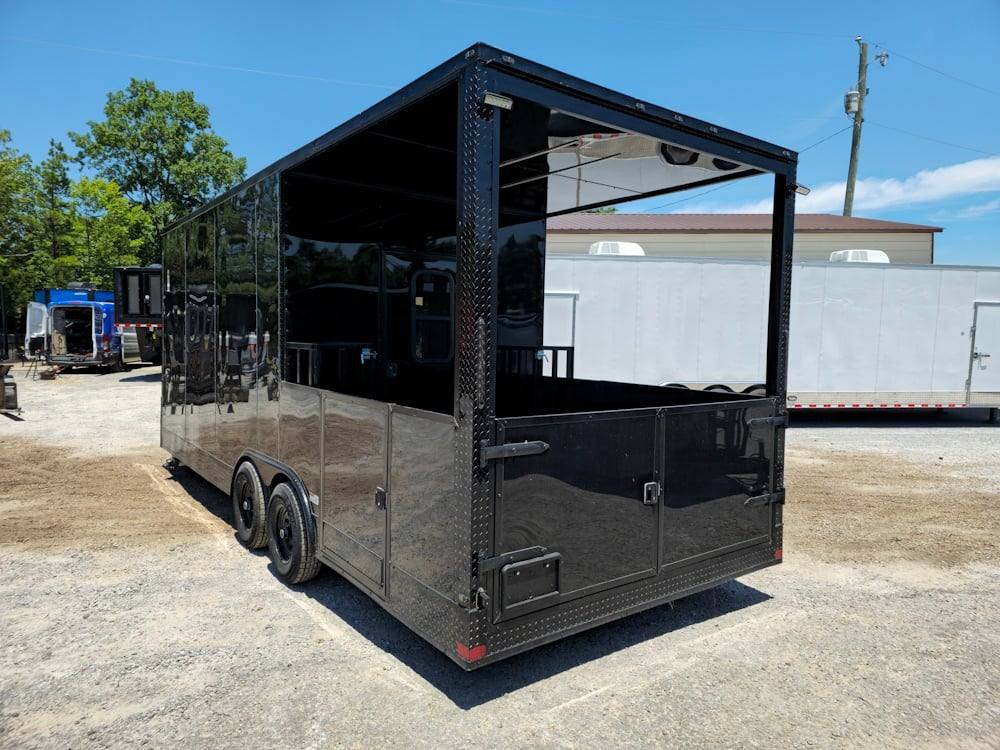 1168-concession-trailer-8.5-x-22-food-event-catering-black-8.jpg Concession Trailer 8.5' x 22' Food Event Catering Black