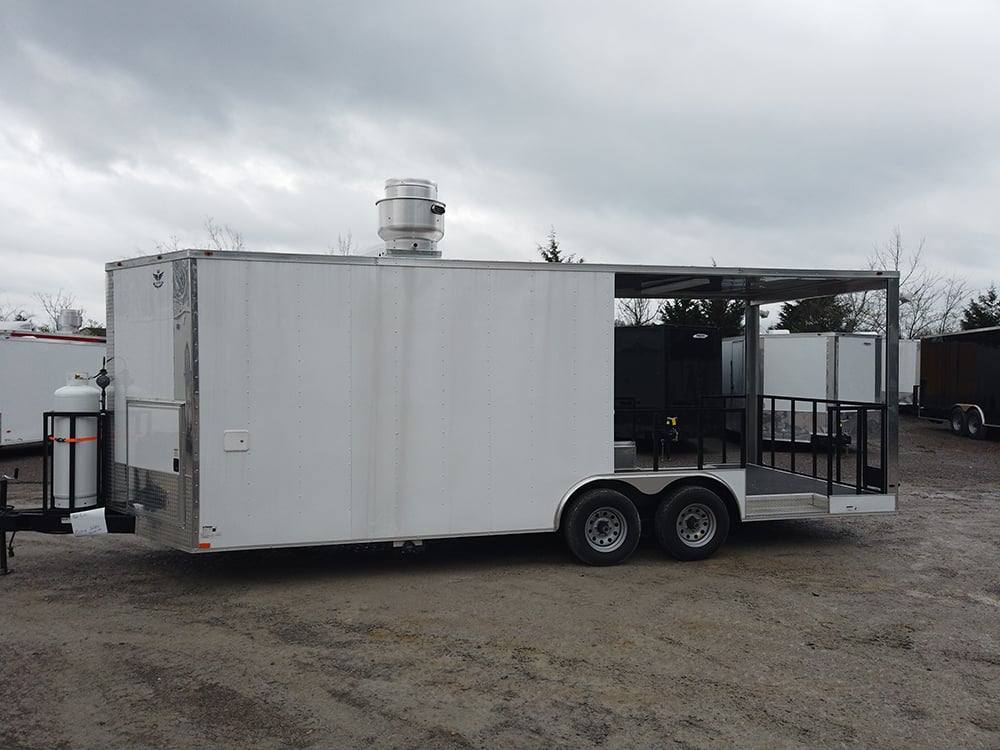 1169-concession-trailer-8.5-x-22-white-bbq-event-catering-3.jpg Concession Trailer 8.5' X 22' White BBQ Event Catering