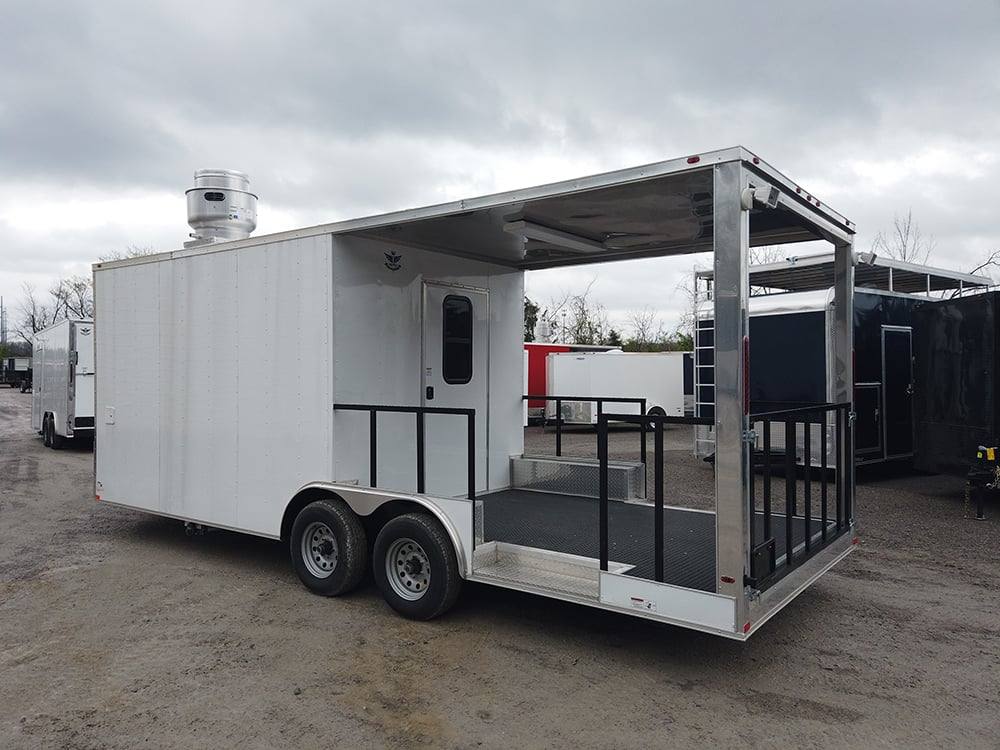 1169-concession-trailer-8.5-x-22-white-bbq-event-catering-4.jpg Concession Trailer 8.5' X 22' White BBQ Event Catering