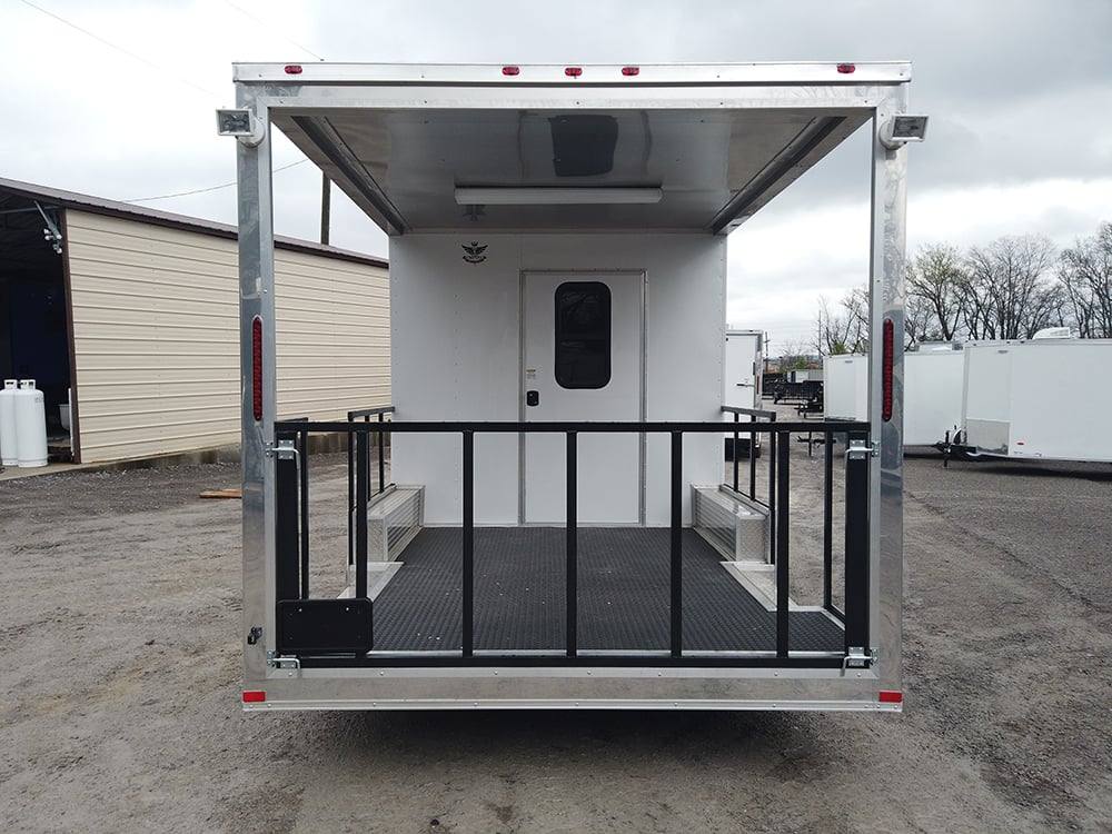 1169-concession-trailer-8.5-x-22-white-bbq-event-catering-6.jpg Concession Trailer 8.5' X 22' White BBQ Event Catering